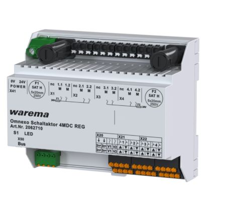 WAREMA Omnexo Schaltaktor 4MDC AP/REG #2062709 #2062710