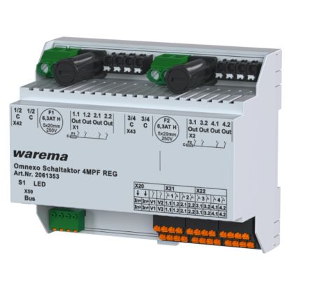 WAREMA Omnexo Schaltaktor 4MPF AP/REG #2061353 #2061354