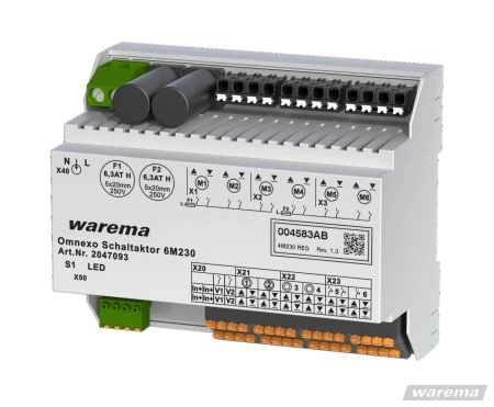 WAREMA Omnexo Schaltaktor 6M230 AP/REG #2047092 #2047093