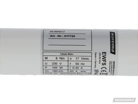 WAREMA W-RP 8/17 EWFS-Funk-Rollladenmotor #617725