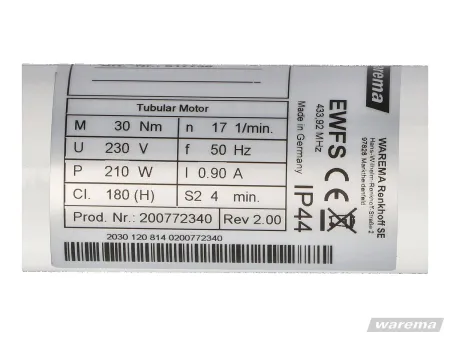 WAREMA W-RT 30/17 EWFS-Funk-Rollladenmotor #617738