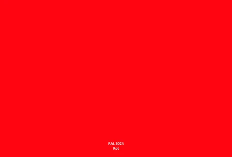 RAL 3024 Leuchtrot / Rot