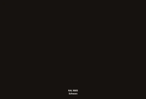 RAL 9005 Tiefschwarz / Schwarz