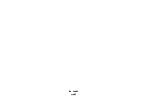 RAL 9010 Reinweiß / Weiß