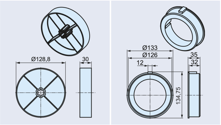 Becker ➤ Adapterset 133x2 aus Zink #49313001200 #49313001270✓ Online günstig kaufen✅