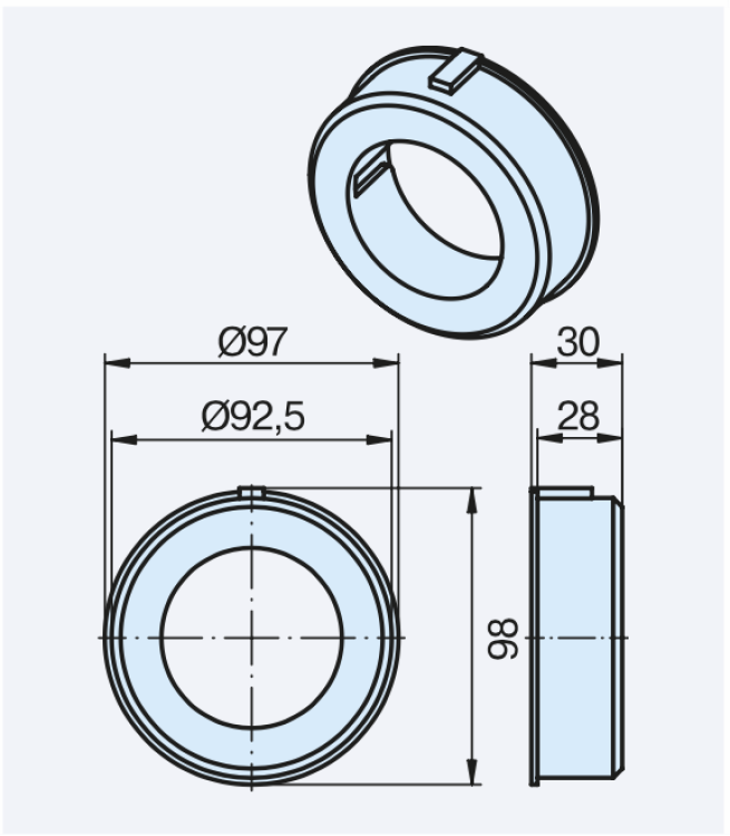 Becker ➤ Adapterring 98x2, Rollladen #49313001260✓ Online günstig kaufen✅