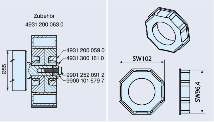 Becker ➤ Adapterset SW102 #49312000630 #49313001370✓ Online günstig kaufen!✅
