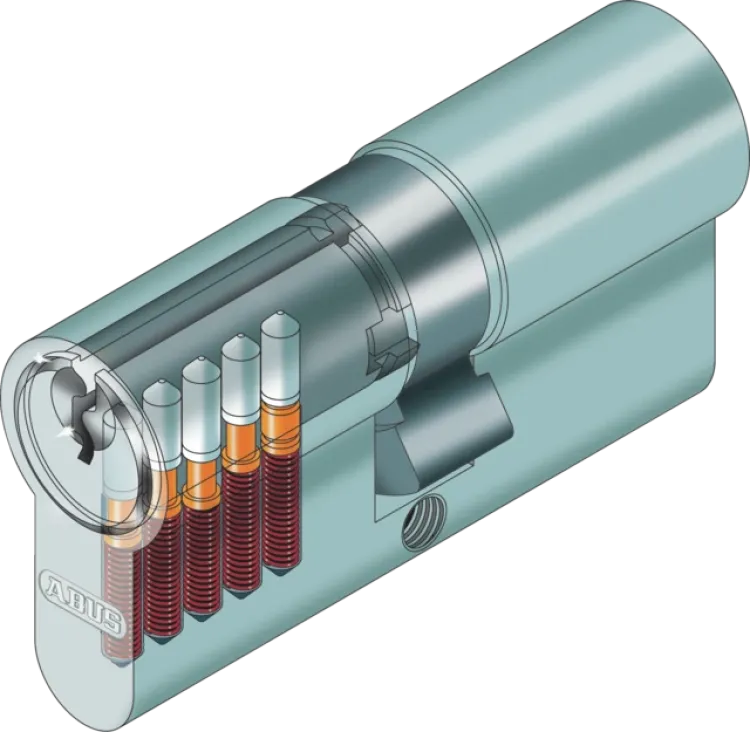 ABUS door cylinder C73N 30/50 double cylinder with emergency and danger function #270003