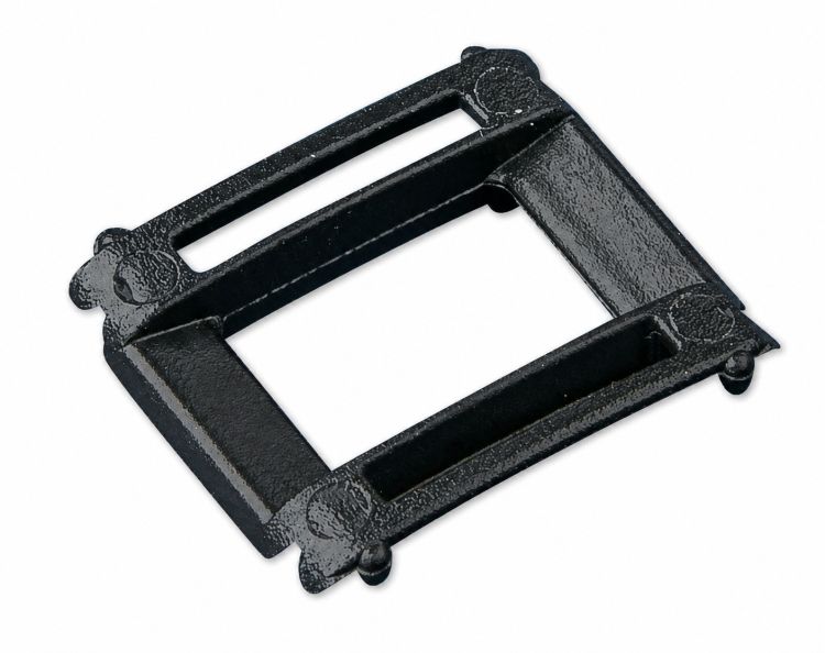 Schwarze Seilführungsöse #497990 für Hunter Douglas, Flexalum und CeGeDe. Lochstanzung 10x15mm, Innenmaß 8,0x11mm. Ersatzteil für Raffstore