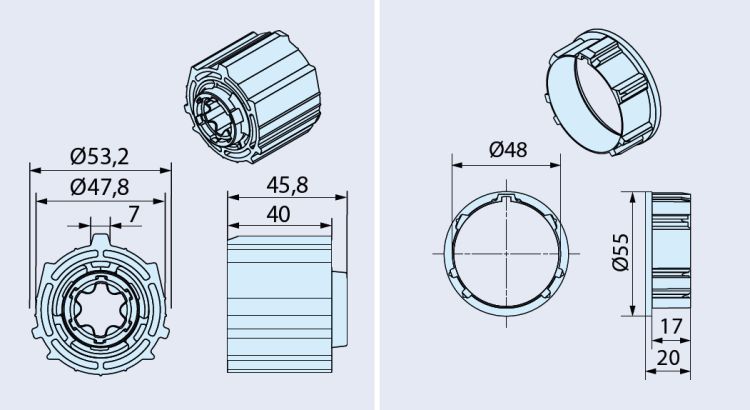 Becker ➤Adapterset 56x0,5 Optimaxx für Hinderniserkennung #49302003060 #49303007100✓ Online günstig kaufen!✅