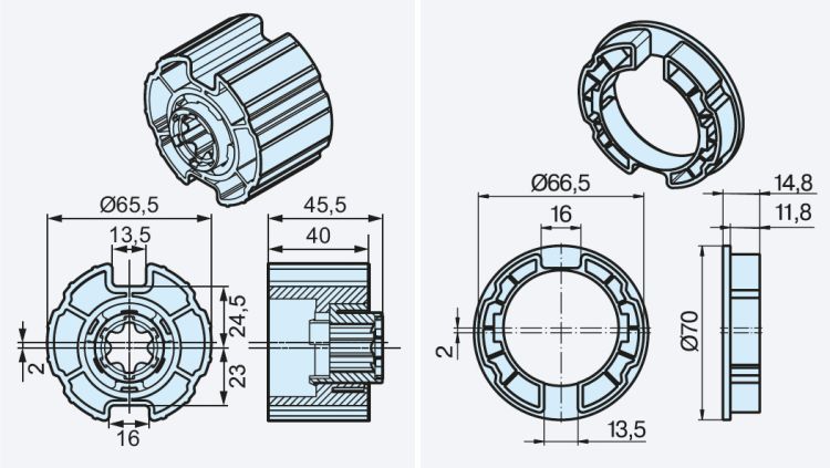 Becker ➤ Adapterset Forjas 70 für Hinderniserkennung #49302002790 #49303002180✓ Online günstig kaufen✅
