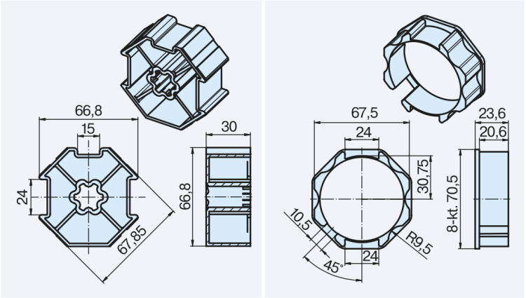 BBecker ➤ Adapterset Heroal 70 Rolladen #49310006034 #49310307074✓Onlien günstig kaufen!✅