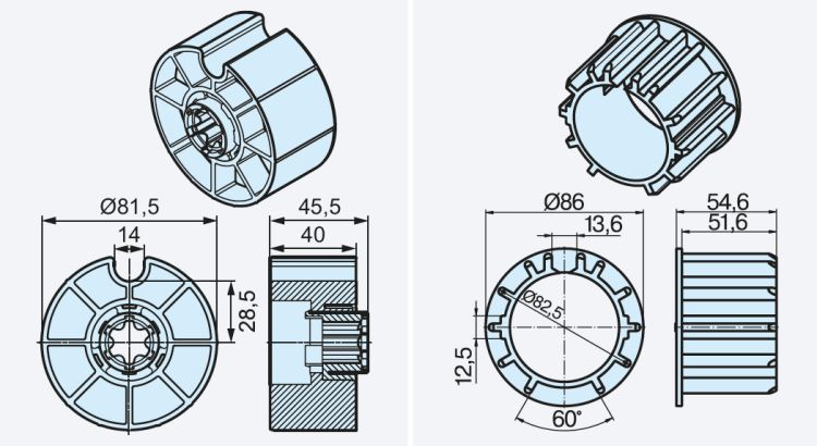 Becker ➤Adapterset O-D85N für Hinderniserkennung #49302002710 #49313002270 #49303006280✓Online günstig kaufen✅