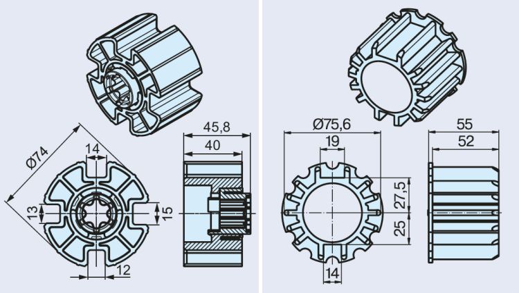 Becker ➤ Adapterset O-DW78 R+F für Hinderniserkennung #49302002740 #49303000330✓ Online günstig kaufen✅