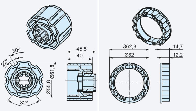 Becker ➤ Adapterset O-E65 für Hinderniserkennung #49302002490 #49300407072✓ Online günstig kaufen✅