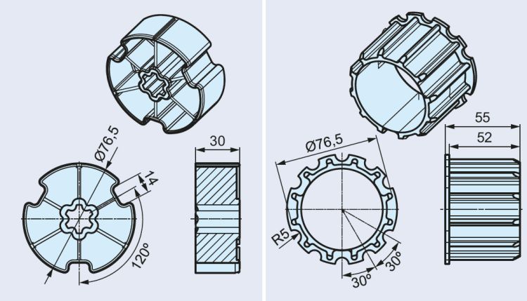 Becker ➤ Adapterset Optinut 69x1,25 #49303005570 #49303005560✓ Online günstig kaufen✅