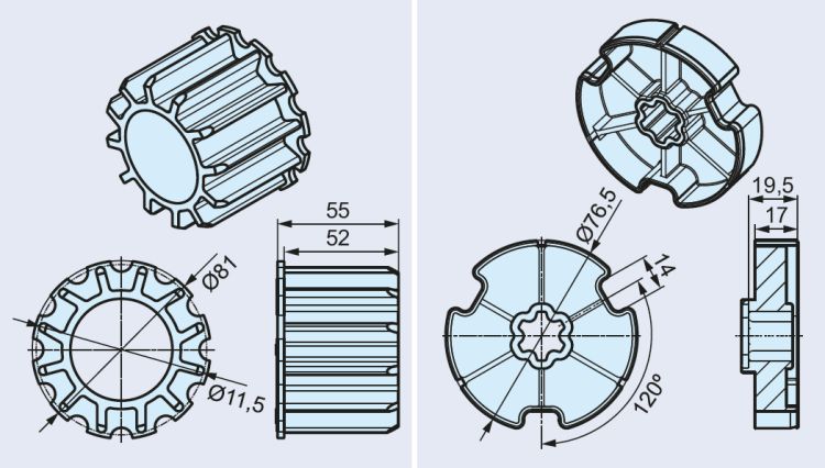 Becker ➤ Adapterset Ø Optinut 81x8 #49303005290 #49303005280 ✓ Online günstig kaufen✅