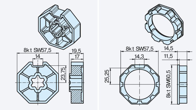 Becker Adapterset Rolm60 #49303000440 #49303000370