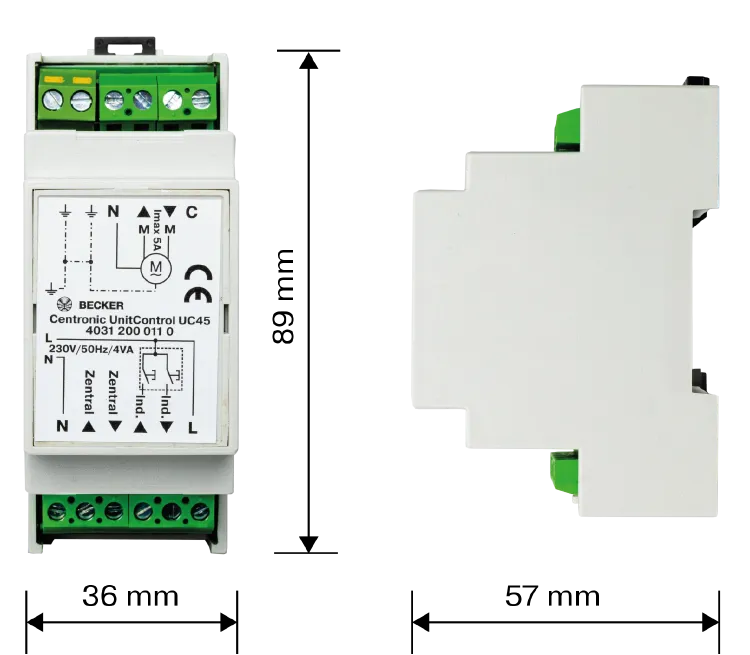 Becker Centronic UnitControl UC45 #40310000040