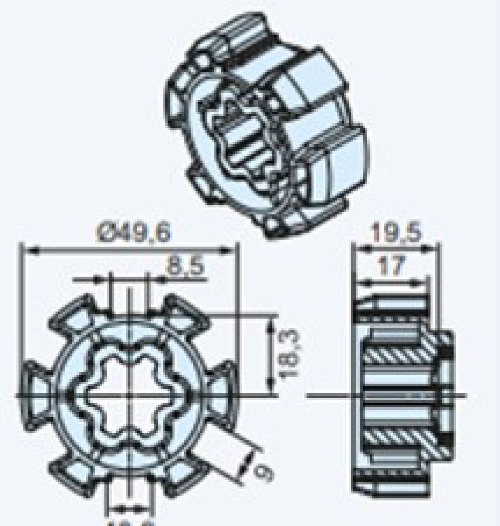 Becker Mitnehmer HD50 #49303005930
