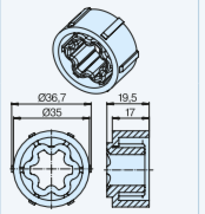 Becker Mitnehmer 40x1.3 #49303001950