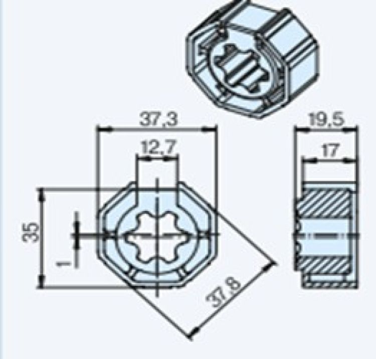 Becker Mitnehmer S40 #49303000830