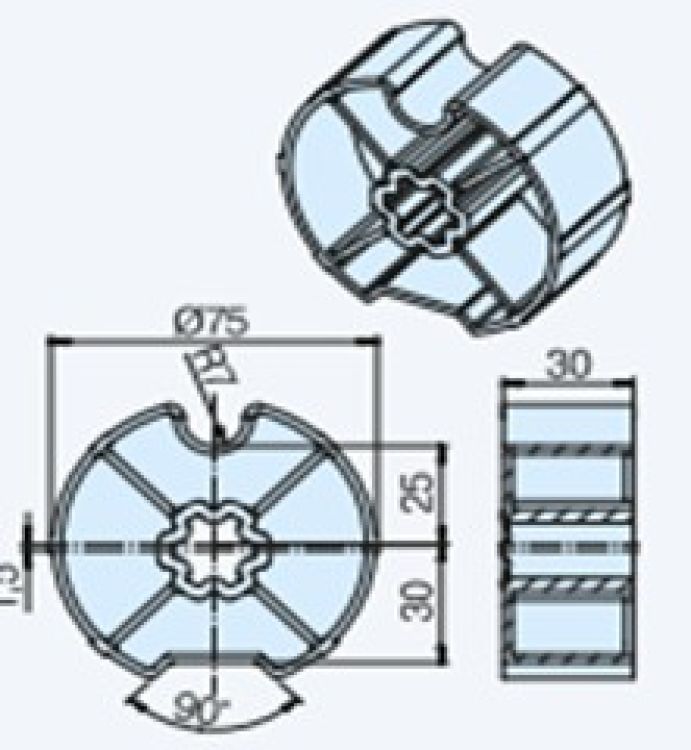 Becker ➤ Mitnehmer aus Zink DW78N Mittenversatz #49313003650✓ Online günstig kaufen✅