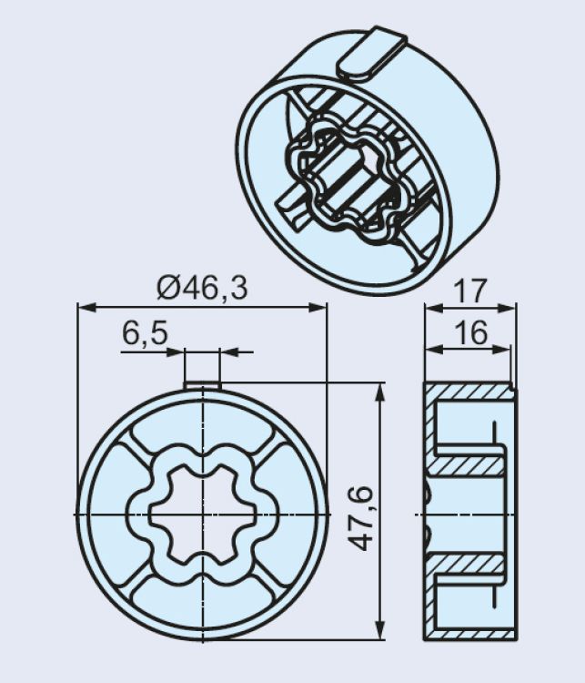 Becker ➤ Mitnehmer Siral 50x1,5 #49303000500✓ Online günstig kaufen✅