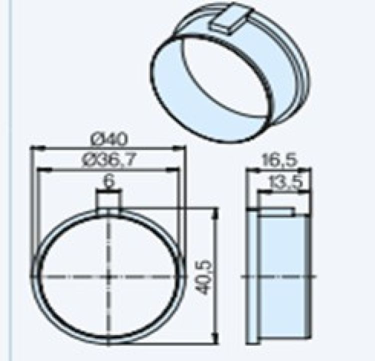 Becker Ring 40x1.3/40x1.5 #49303001960