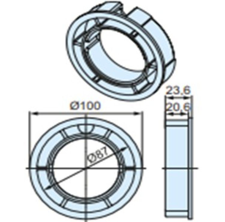 Becker ➤ Ring DW100 sensible Hinterniserkennung #49313003360✓ Online günstig kaufen✅