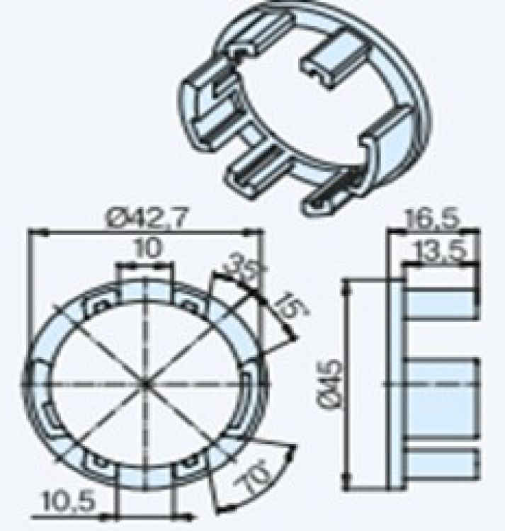 Becker Ring ZF45x0.5 #49303001360