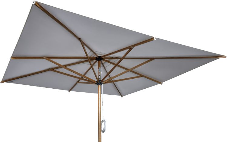 CARAVITA ➤ Primus Wood Sonnenschirm ✓ mit Seilzug ✓ konfigurierbar ✓ Jetzt online kaufen ✅
