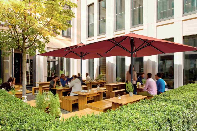 CARAVITA ➤ Centro Sonnenschirm ✓ mit Kurbelbetrieb ✓ konfigurierbar ✅ online kaufen!