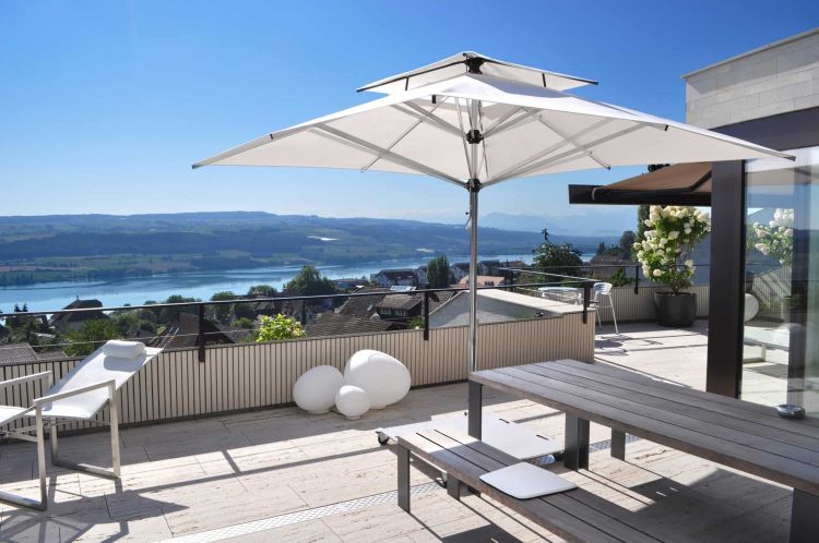 CARAVITA ➤ Supremo Sonnenschirm ✓ mit Schiebesystem ✓ konfigurierbar ✓ Jetzt online kaufen ✅