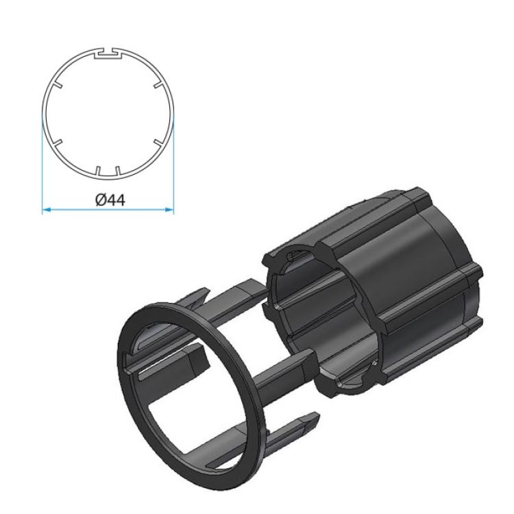 Cherubini Adapter & Mitnehmer Delfina 44 ACMEDA 44 A3505_0507