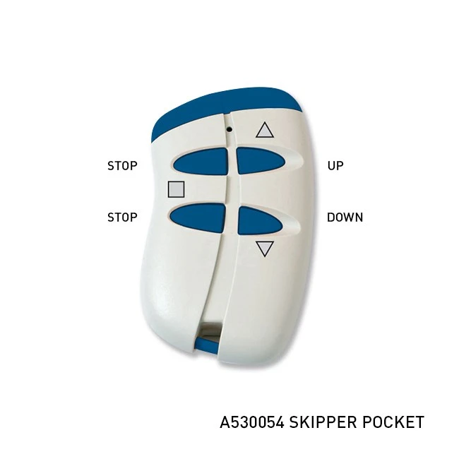 Cherubini Skipper Pocket 1-Kanal Handsender Beige-Blau #A530054