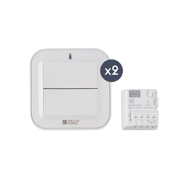 Delta Dore PACK TYXIA 611 Wechselschaltung Beleuchtung 6351410