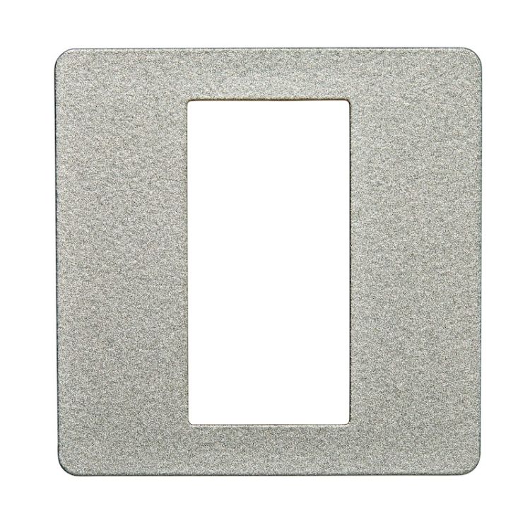 ekey Dekorblende FS UP AlG 50 x 50 Abdeckung FS UP Aluminiumgrau #101167