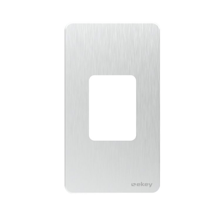 ekey dLine Dekorelement Türblatt Edelstahlgrau #201111