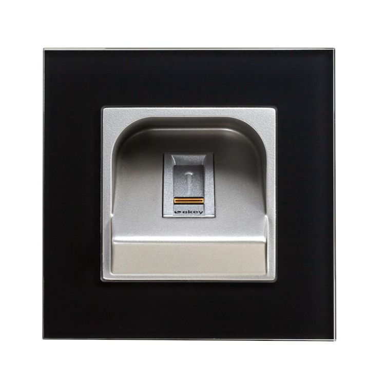 ekey Montagerahmen FS UP GL SC Glas Schwarz #101780