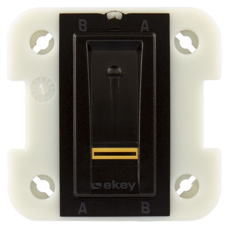 ekey net FS L UP E SC Fingerscanner Unterputz Schwarz 2000 Finger #102013