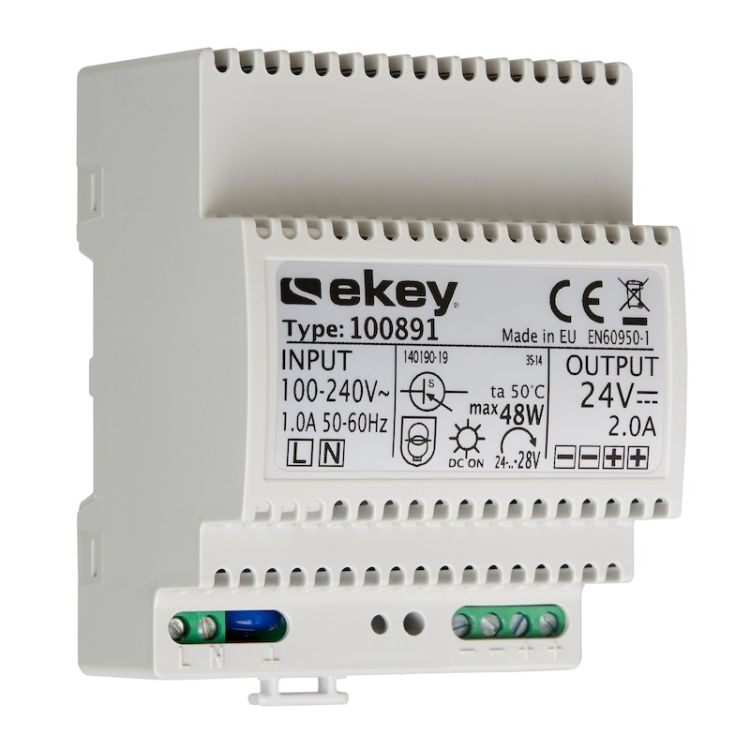 ekey ➤ NT REG 230 VAC/24 VDC/2 A Netzteil REG 4 TE #100891✅ online günstig kaufen!
