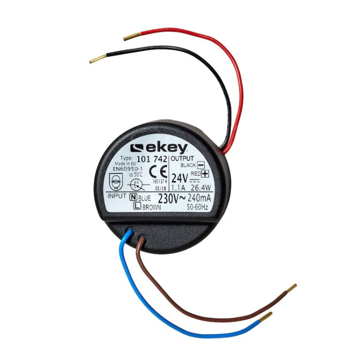 ekey ➤ NT UP 230 VAC/24 VDC/1,1 A Netzteil Unterputz #101742✅ online günstig kaufen!