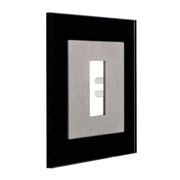 ekey ➤ Rahmen FS UP Glas Schwarz IP44 #101703✅ online günstig kaufen!