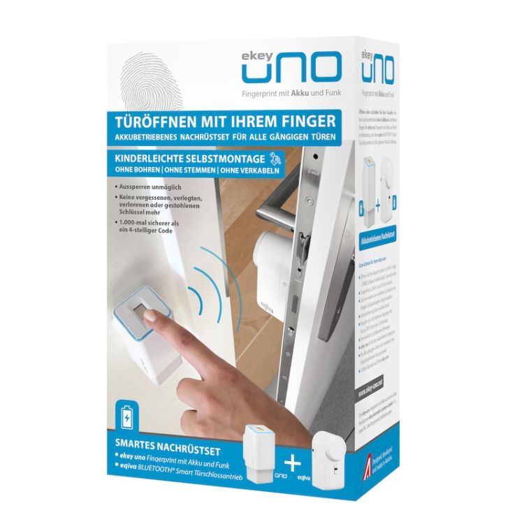 ekey uno Fingerprint Akku, Funk, eqiva Smart Lock #200004