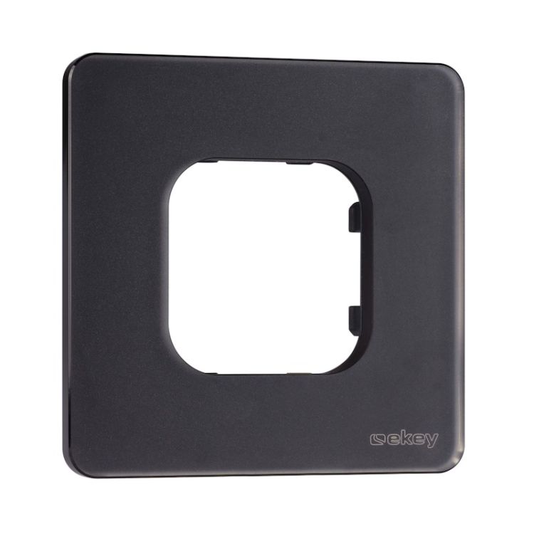 ekey ➤ xLine Rahmen 1-fach satiniertes Glas Schwarz #203106✅ online günstig kaufen!