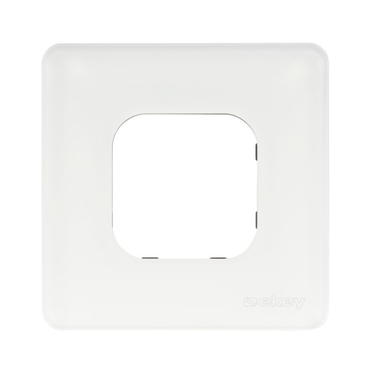 ekey xLine Rahmen 1-fach satiniertes Glas #203105