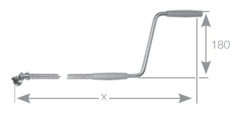 elero ➤ Gelenkkurbel für Typ 15W NMA ✓  #240500001✓ online beim Fachhändler günstig kaufen ✅