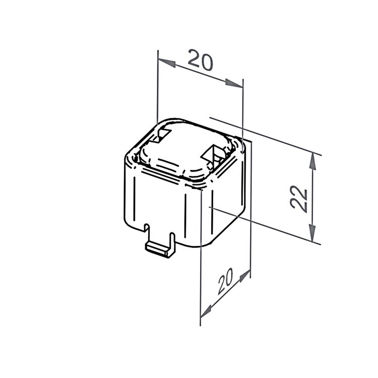 elero ➤ Auflaufpilz links (weiß) für Jalousieantriebe✓ #262001101 ✓ online beim Fachhändler kaufen ✅