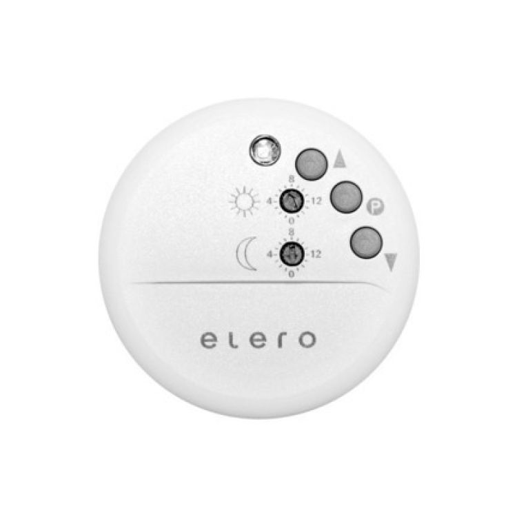 elero 284200006 Lumo-868 Funk Licht-, Dämmerungs- und Glasbruchsensor